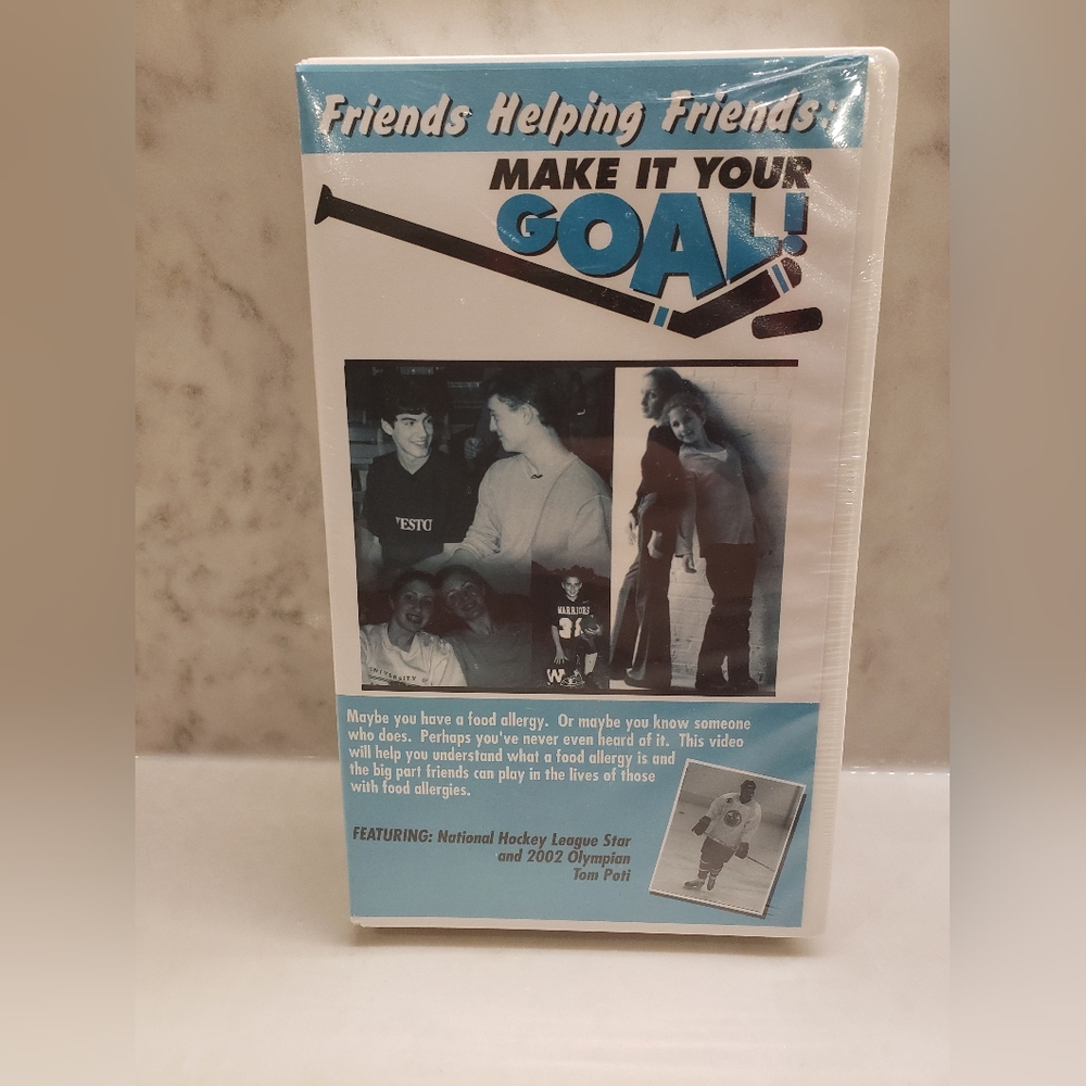 Brand new Friends helping friends: make it your goal VHS